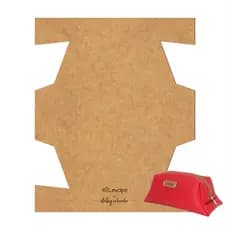 Molde Mdf Necessaire Trapézio Costura Criativa Patchwork