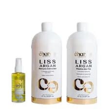 Kit Charmy Progressiva Liss Argan Step 1 e 2 + Óleo Finalizador Gold Oil 60ml