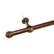 Varão Simples Para Cortina 1 Metro 19mm Ferro Revestido