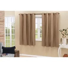 Kit Cortina e Varão 2,80x1,60m Blackout PVC Plástico Varão 19mm de 2 metros Incluso