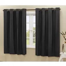 Cortina Blackout Pvc 2,20x1,30m Corta Luz para Varão de 1,5m