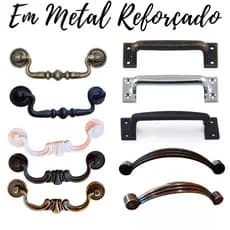 Puxador Alça De Metal Novidade Resistente