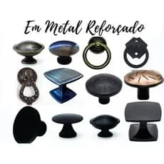 PUXADOR RÚSTICO COLONIAL ENVELHECIDO NA COR OURO VELHO 1 Pç Promoção