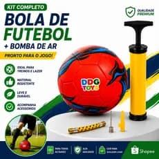 Bola Brasil Futebol Infantil Copa do Mundo N5 Praia Campo Diversão com Bomba de ar