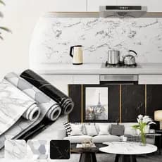 Papel De Parede 5metro x60cm Adesivo Geométrico  Moderno Para Sala Quarto Pvc 5 Metros X 60cm