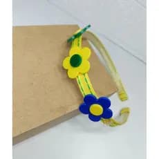 Tiara infantil Copa do Mundo - tiara copa - tiara flores 💙💛💚