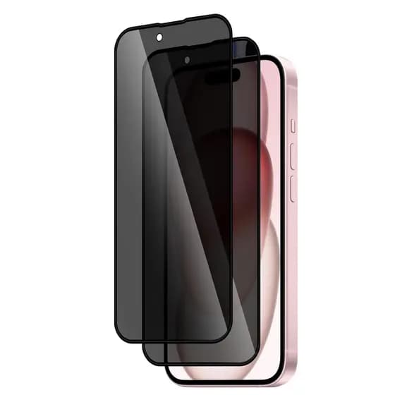 Película Privacidade Anti Spy 3D Vidro Temperado 9H iPhone 11 12 13 14 15 Pro Max