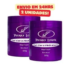 Kit 2 Gel Cera Pierry Lohan 500g Original Mega Fixação ORIGINAL- Envio em 24 Horas