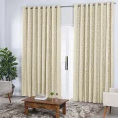 Cortina Jacquard Sala E Quarto 2,80 x 2,70 - Sala e Quarto