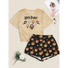 Pijama Adulto e Infantil Harry Potter Baby Doll