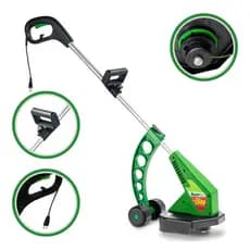 Aparador Cortador Elétrico Maquina Cortar Grama Trapp Turbo Master 1500W Fio Nylon Acabamento Jardim