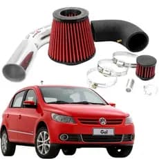 Kit Intake Filtro De Ar Esportivo Rc210 Vw voyage, Gol G5 1.0 Ea111
