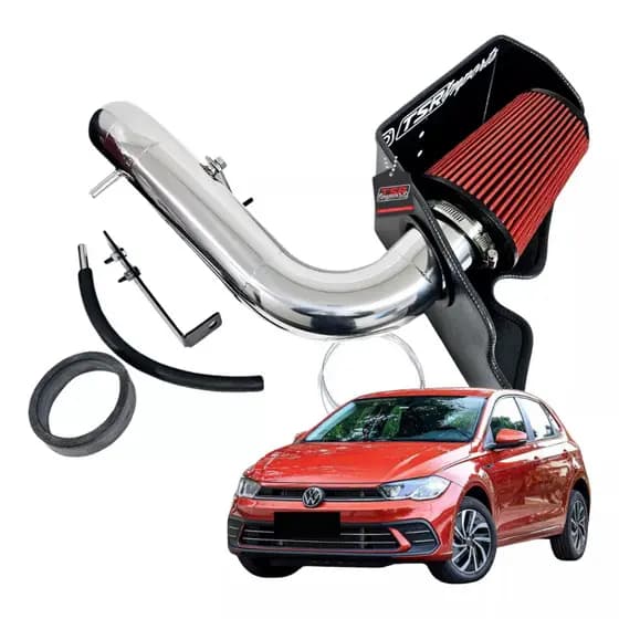 Intake Inox Filtro De Ar Esportivo Vw Nivus Polo T-cross Virtus 1.0 Tsi 2022+