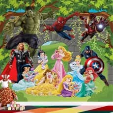 Papel de Parede Princesas da disney AL 30