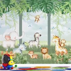 Papel de Parede Infantil Safari AL 62