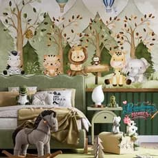 Papel de Parede Infantil Safari AL 136