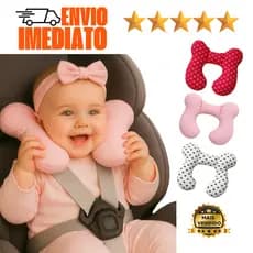 Almofada de Pescoço Bebê com Apoio de Cabeça para Cadeirinha bebe conforto