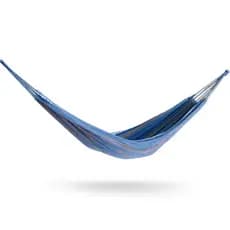 Rede Descanso Rede De Dormir Cinza Com Listras Coloridas Jeans Life Resistente