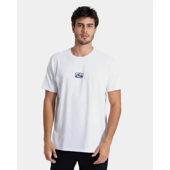 Camiseta Manga Curta Branca Rusty Color Box