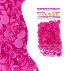 Kit 50 Botões Plásticos Tic Tac De Pressão 12mm Roupa De Bebê