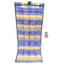 Sapateira De Nylon Para Porta/Parede/Armario Para 10 Pares De Sapato Cores Aleatoria Colorida Reforçada e Resistente