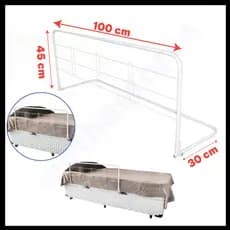 Grade Proteção Suporte Cama Box Beliche Criança Idoso Premium Resistente Feito de Aço