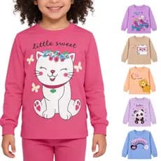 Kit 3 Blusas Casacos Moletom Inverno Menina Feminino - 1 a 8 anos