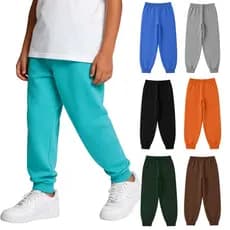 Kit 3 Calças Moletom Infantil Menino Inverno Frio Peluciado Quentinho Sortido 1 a 8 anos