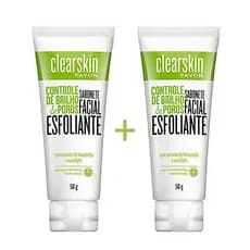 Kit com 2 Clearskin Sabonete Facial Esfoliante 50g