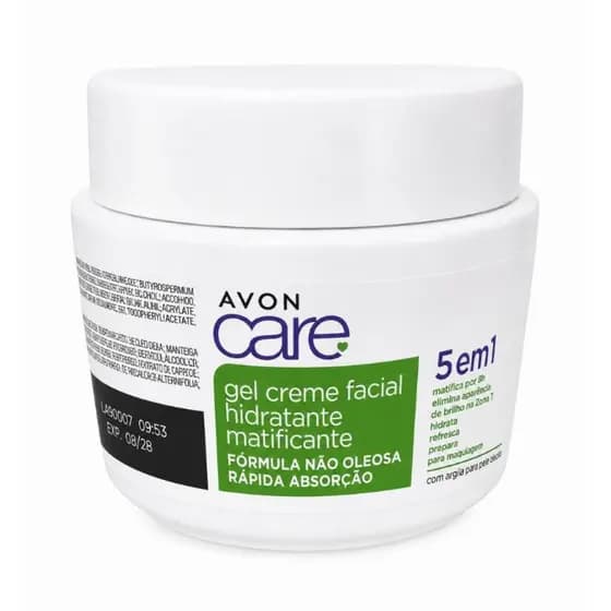 Avon Care Gel creme facial Hidratante matificante-100g