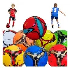 Kit Bola De Futebol Campo Tamanho Oficial Sintético mais Bomba de Ar em Plástico Resistente