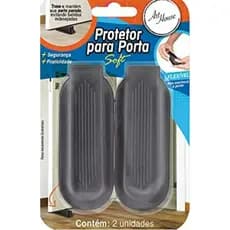 Trava Porta Flexível Soft Kit Com 2 Unidades Evita Batidas De Vento Protetor Residencial Art House