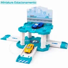 Brinquedo Infantil Pista Miniatura Estacionamento Carrinhos Garagem Menino Presente