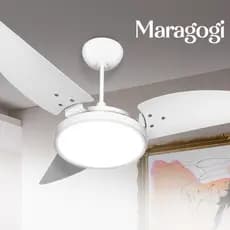Ventilador de Teto Maragogi Plafon Led 24W 6500K 127V Ventex