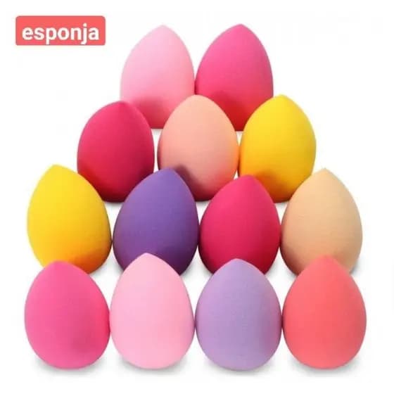 Esponja Maquiagem Tipo Blender P/ Base, Corretivo - Esponja Maquiagem Gota