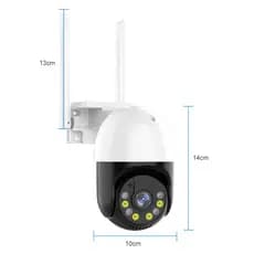 Câmera de Segurança Ip Wifi Rotativa Externa Dome Prova De Água Hd