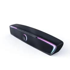 Caixa de Som Multimídia KP-RO838 7W RMS, LED, USB/P2 para PC, Notebook, TV