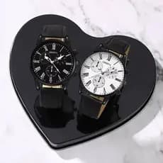 [BR] Relógio Unissex 40mm Redondo Quartzo Lançamento Estiloso Casual Promoção Presente Namorados mãe
