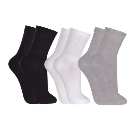 Kit 03 Pares Meias Esportiva Masculina Algodão Cano Alto Longo Conforto Extremos Grossa E Macia Luxo ENVIO IMEDIATO