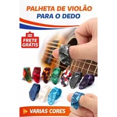 5pcs/Set Dedeira Palheta Paleta Violão Viola Cavaco Guitarra