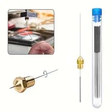 Kit 10 Agulhas De Limpeza De Bico 0, 4mm Para Impressora 3d