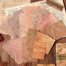 28 Folhas Material Vintage Base De Papel Fundo Decorativo Feito À Mão DIY Scrapbooking Artesanato