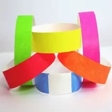 20 Pulseiras Identificação Para Festas e Eventos Varias Cores