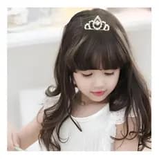 Mini Coroa Tiara Prateada De Cabeça  Kit 12 unidades Sortida