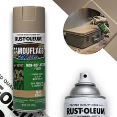 Spray Camuflagem Anti-reflexo Khaki Ultra Fosco Rust Oleum