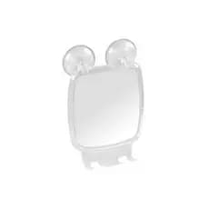 Espelho Banheiro Para Barbear com Ventosa Transparente Astra