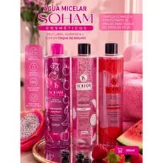 ✨ ÁGUA MICELAR SOHAM COSMÉTICOS 310ML ✨