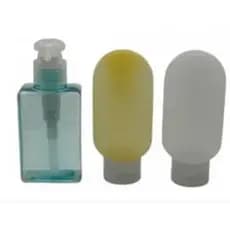 Kit Frascos Porta Sabão Sabonete Líquido Viagem