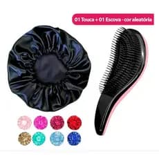 Kit Escova Mágica + Touca de Cetim