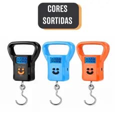 Balança Digital Portátil 50kg de Mão para Bagagem Pesca Cozinha MO-K16